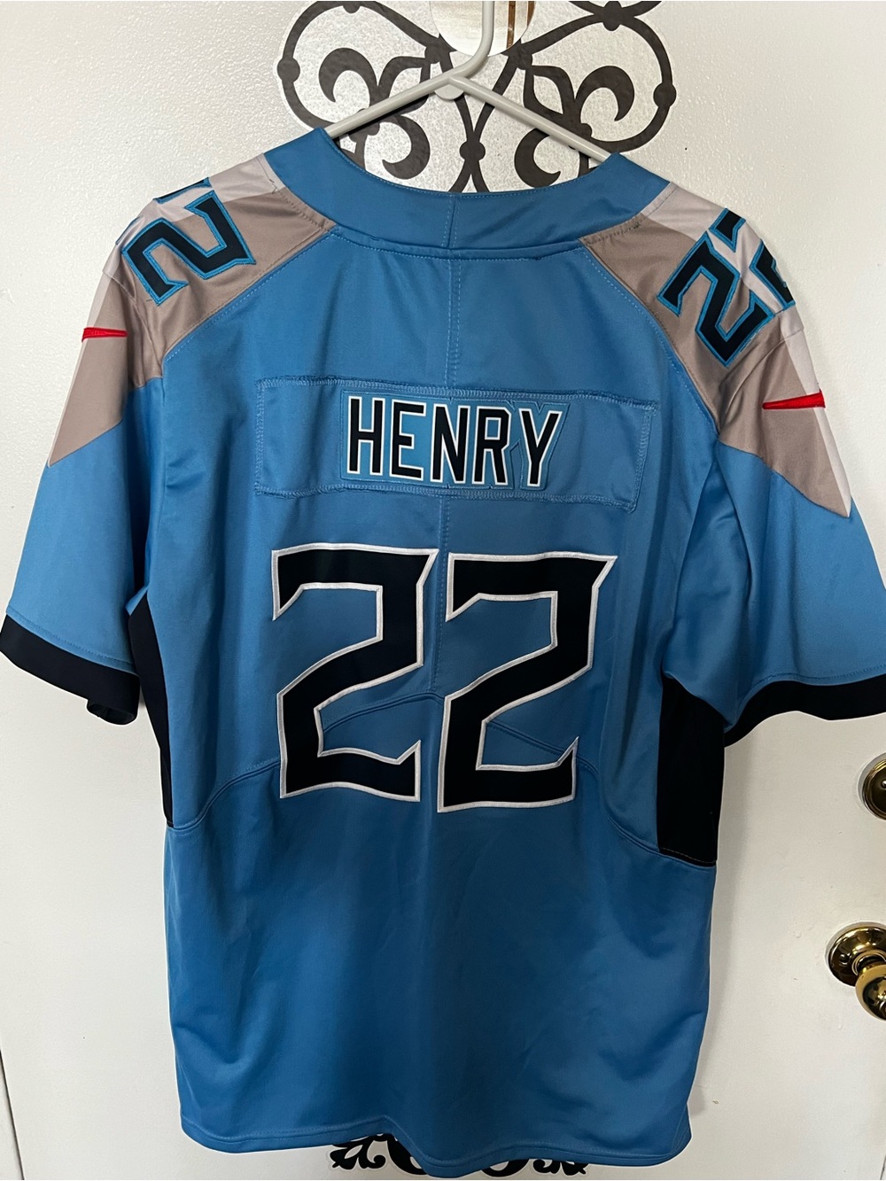 Tennessee Titans #22 Henry Blue Men's Football Jersey